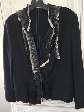 Prada Black Garment with Interior Care Label